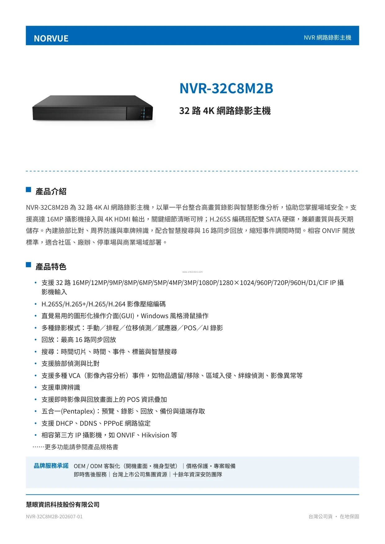 nvr-32c8m2b